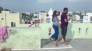 First Time I Fuck My Step Stepsister on the Roof Over, Indian Step Stepbrother and Stepsister Sex Video
