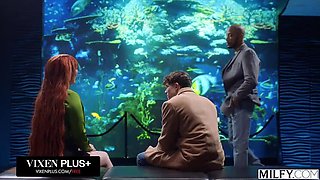 Lauren Phillips DP Threesome with Two Studs - Redhead MILF Double Penetration