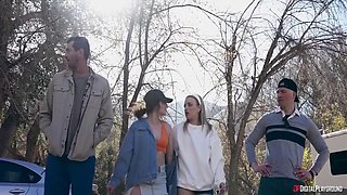 Blonde Aubree Valentine Deepthroats Big Cock
