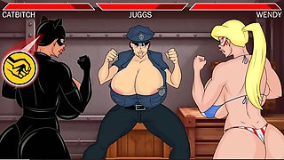 Unleash Wild Passion in a Hentai Game with a Busty Latina Heroine