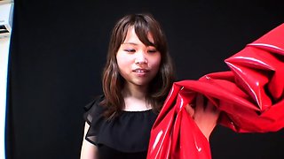 Asian japanese amateur has deep throat