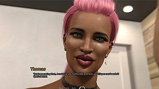 Grandma's House - Gameplay - Roleplay - Submissive Muscular Woman Sex After Party and Getting Creampie