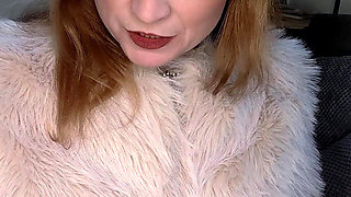 Fur Coat No Panties Cougar Step-stepmom Spit Fetish Blowjob