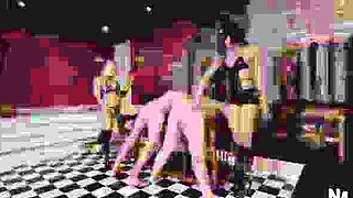 Mistress Gaia slaps and censored homosexuality