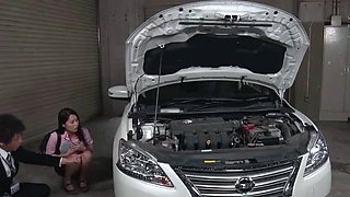 Asian fetish slut bukkake cum drenched