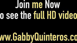 Bodystocking action with come-hither Gabby Quinteros from Gabby Quinteros