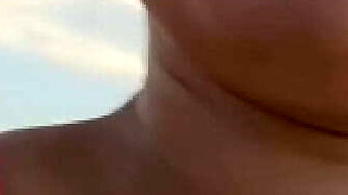 Amateur MILF with Big Butt Finds Virgin on Beach for Good Fucking - Exhibitionist Mature Woman