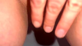 Amateur MILF Pissing Toilet Slave - Lick My Big Clit & Get Cum On