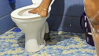 Desi Girl Taking Shower Completely Nude in Her Private Space