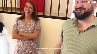 Backstage Action! Watch Us DP Your Cheating Girlfriend While You Wait Outside - Kira Stone Gets Double Penetrated