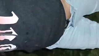 Sex with a Rich Ass Friend After the Party Gets Recorded Peeing in the Bush