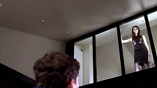 Voyeur watches ultra-cute teenager legitimate brunette and