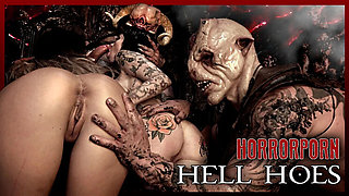Hot Anal Lesbian Teens Megan Inky & Adel Asanty in Rough Horror Fuck