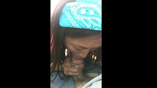 Amateur Blonde Blowjob handjob and cumshot