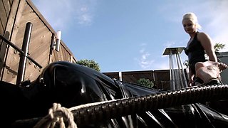 MILF blonde live toys webcam show in shower