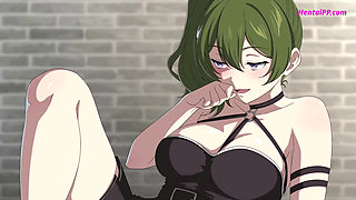 Frieren's First Gangbang: Mouth, Pussy, Ass - All Full, All at Once.