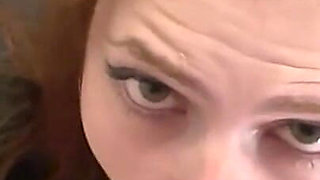 Redhead Teen Takes Bwc POV Cum Swallow