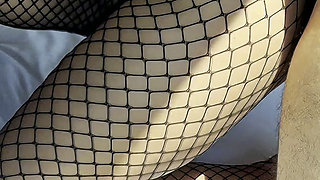 Curvy Latina Babe Brandy Salazar Takes Hardcore Cock in Fishnets