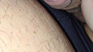 Step Mom Every time she pulls on the balls, step son squirts cum or not