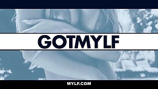 Milky bikini milf pounded by teenager stud