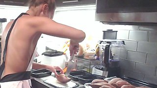 Solo masturbation of a beautiful amateur blonde