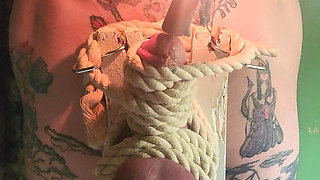 Goode Girl Flogging Balls by Candle Light Pt2