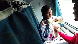 Village Desi Bhabhi Outdoor Sex - Unknown Man Doggy Style with Bhabhi in Hindi