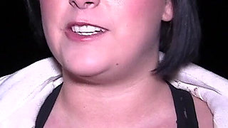 Curvy Big Tit Sarah Jane Is a Dogging Loving Slut Addicted to Sucking of Strangers Cocks