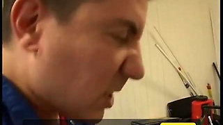 Blonde Gets Fucked and Supervised by Brunette