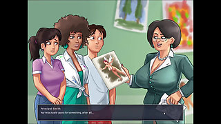 Summertime Saga Miss Ross Animation Collection part 33 Nude Sex Game Play 18+ Adult Game