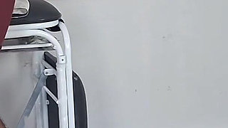 Naughty Seamstress Left a Well-endowed Man with an Erection While Measuring His Underwear!