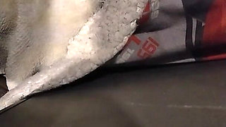Satin Lady Cums All Over Jrocks Cock