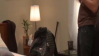 Teenies on Fire Scene - 4 Brunette Teen Tanner Mayes with Small Tits Enjoys Facial Cumshot From Her Older Friend