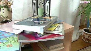 Blonde Teen Lexie Owens Gets Anal Fucking After Studying in School Uniform