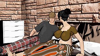 Indian aunty with a perfect body loves dirty talk and gives an amazing blowjob