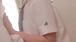Classmate Who Secretly Lets Me Creampie Her on the Train to School. Chapter.3