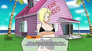 Hybrid Eroventures - The Cute Panties of Android 18
