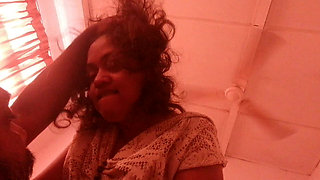 Father in Law's Gigantic Dick Hangs Out Under His Sarom for Step Daughter