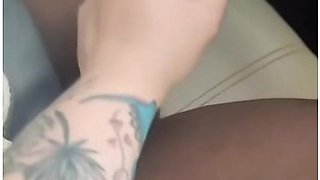 On A Road Trip And Pulled His Big Dick Out