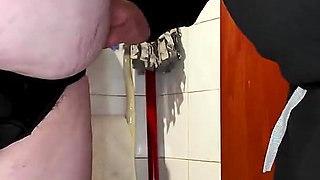My Wife's Panties. Huge Cum in Her Panties