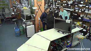 Double Penetration In The Pawnshop - Big Knockers