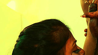 Aniket licked Pratibha's pussy and put a cock in her mouth