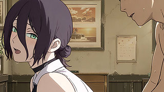 Chainsaw Man Reze x Denji Anime Hentai Cartoon Porn creampie japanese creampie big ass bounds tits sian Fuck MILF ass indian