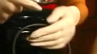 Dominating penis punctures