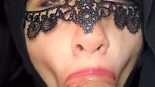 I Crawled Out From Under the Blanket for Extreme Sloppy Deepthroat on Huge Cock
