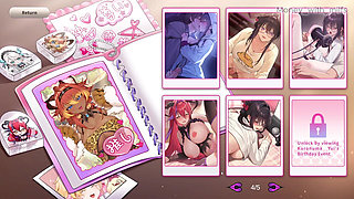 She Gives Me a Surprise with Her Tits on Halloween // Vlover Game #12 All Scenes