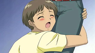 Uncensored Hentai: Horny Teen Boy Begs Busty MILF for Sex - Big Tits Anime