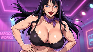 Big Boob Anime Woman Stripping (ai)