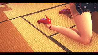 Hentai Uncensored - Cloe Sex in Tatami Full - Japanese Asian Manga Anime Game Porn