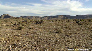 MILF in Action - Jessica Jaymes Goes Out Hunting for a 9 Inch Cock at the Desert and Found Keiran Lee